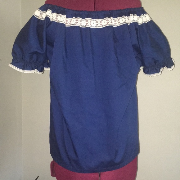 Vintage Peasant Top - Picture 6 of 7